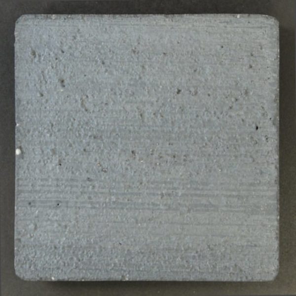 Dark Gray Carbon - 3 inch x 3 inch sample tile colored with Davis