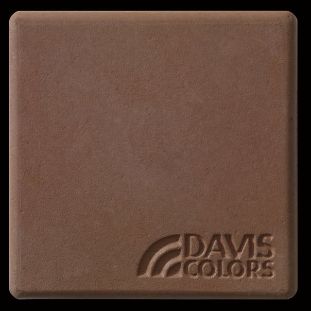 Plum - 3 inch x 3 inch sample tile colored with Davis Colors Plum concrete  pigment - Davis Colors