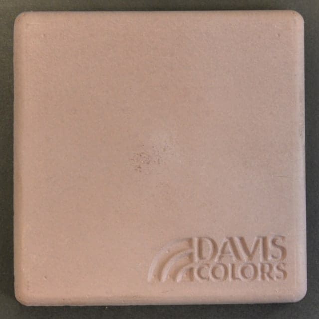 Willow Green - 3 inch x 3 inch sample tile colored with Davis Colors Willow  Green concrete pigment
