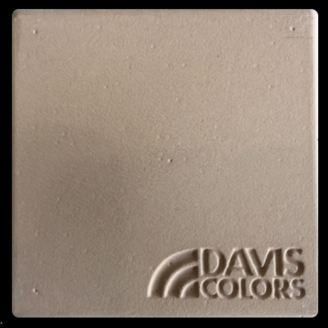 Cocoa - 3 inch x 3 inch sample tile colored with Davis Colors Cocoa concrete  pigment - Davis Colors